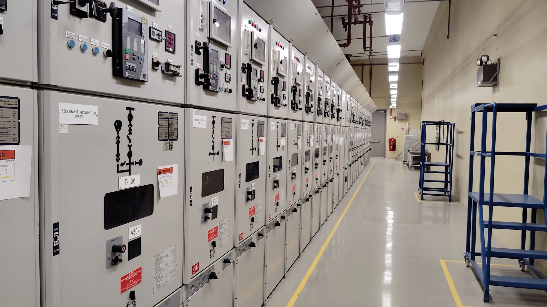Industrial electrical switchgear and power distribution equipment